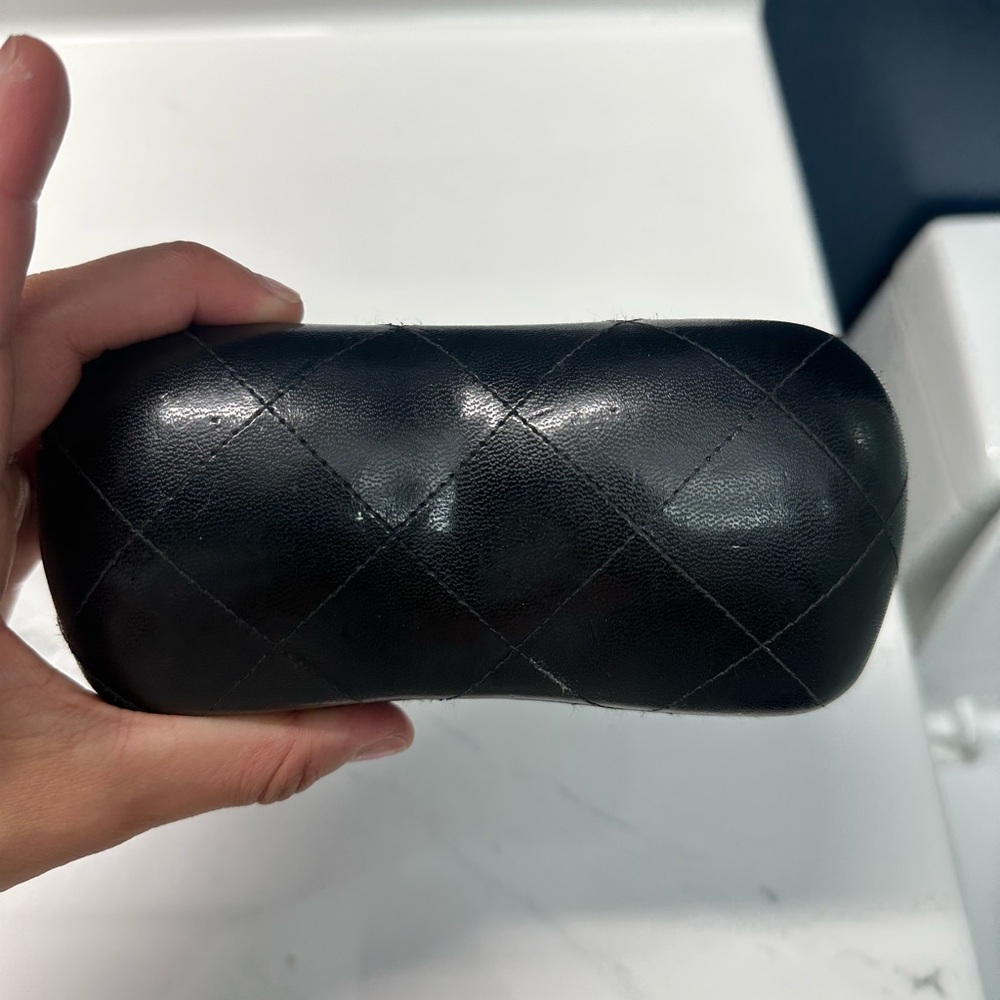 CHANEL Pink and Black Oversized Sunglasses - Picture 12 of 15